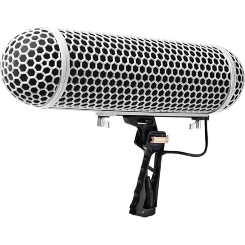 Ryote - Windshield with Microphone, Shock Proof Cage, Suspension System for Rode NTG1 NTG2 NTG3 NTG4