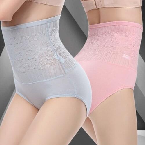 Womens High Waist Trainer Body Shaper Panties Tummy Control Seamless Briefs Slimming Underwear Shapewear Butt Iifter Underpants