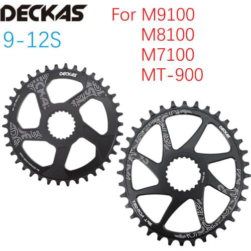 Deckas Direct Mount Chainring Round oval for 12 speed Shimano m9100 m8100 m7100 m6100 xtr 32 34 36 38T Chainwheel 12s tool