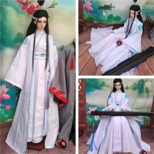 1/4 1/3 Scale BJD Clothes Accessories Ancient Costume Hanfu Samurai Suit For BJD/SD MSD SSDF ID72 Tall 80cm Strong Uncle A0785