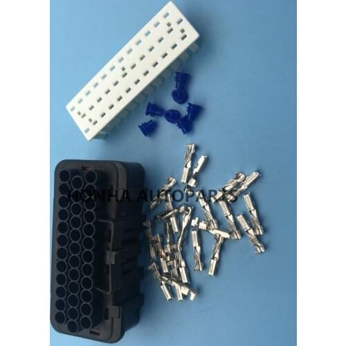 1/5/10pcs/lot TE/AMP TE 36 Pin/Way Female Econoseal Electrical Wiring Multi Connector Plug Socket Housing 344111-1