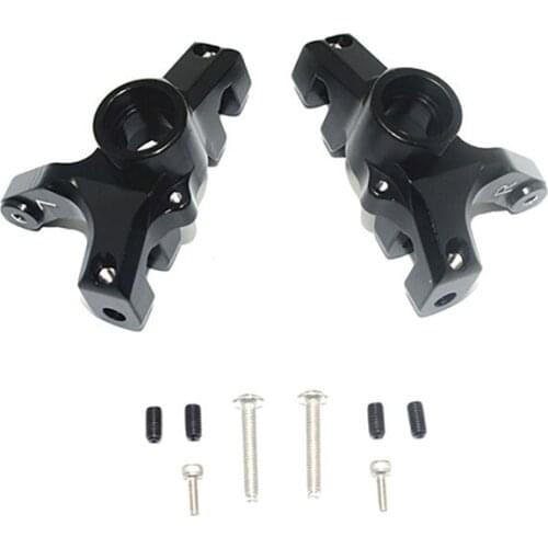 1 Pair Aluminium Alloy Front Steering Knuckles Arm for LOSI 1/10 ROCK REY RC Car Accessories