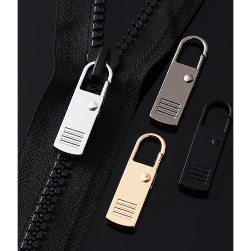 1pcs Detachable Zipper Sliders Spring Handle Mend Fixer Repair Zippers Pulls Tab Replacement Backpack Luggage Pull Extension