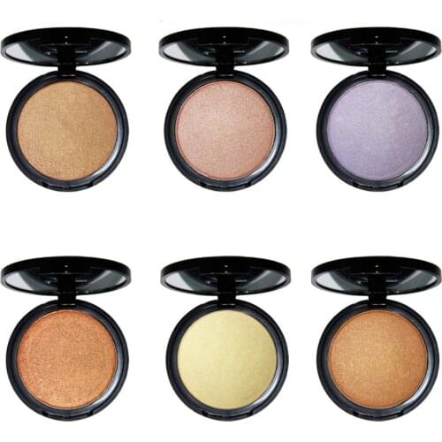 10 Piece Face Brightening Contour Powder Shimmer Glow Illuminator Private Label Makeup Kit