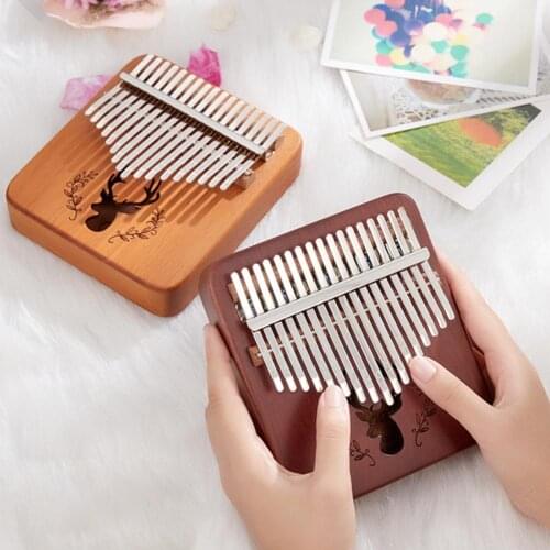 17 Keys Handy Protable Thumb Piano Kalimba Cute Mini Kalimba Keyboard Musical Instruments For Kids And Lady Mbira Sanza