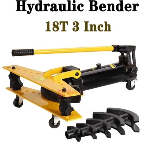 18T 3 Inch Manual Hydraulic Pipe Bending Machine Pipe Bender Hydraulic Pipe Bending Tool