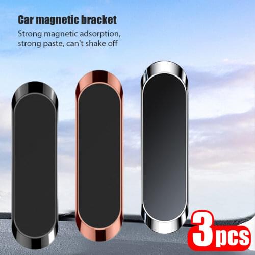 3PCS Magnetic Car Phone Holder auto Magnet Mount Mobile Cell Phone Stand Telephone GPS Support For iPhone Xiaomi Huawei Samsung