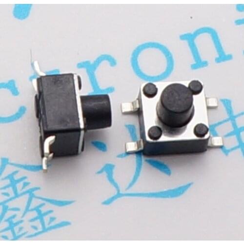 300pcs Tact Switch 4.5 * 4.5 * 5.0 SMD Tact Switch legs temperature 4.5 * 4.5 * 5MM SMD Tact Switch