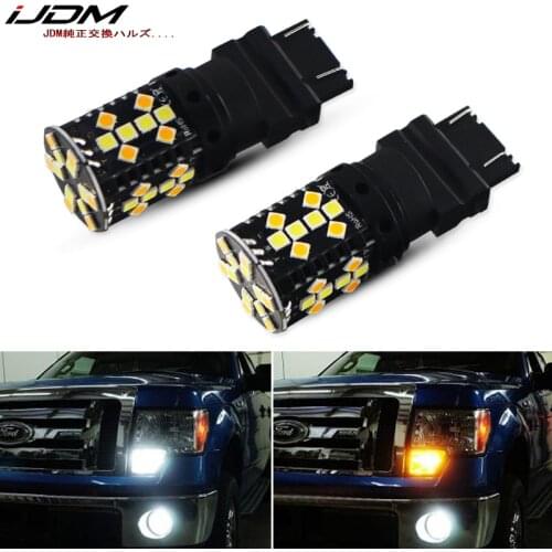 IJDM No Hyper Flash Car 3157 led Canbu P27/5W P27/7W T25 LED Bulbs For Ford F-150 F-250 F-350 Turn Signal Light and DRL Bulbs