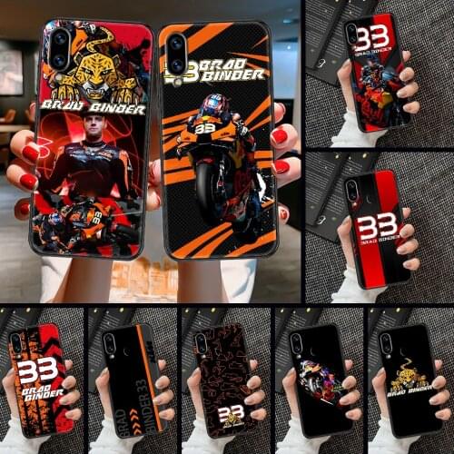 Brad Binder 33 Moto Phone case For Huawei Honor 6 7 8 9 10 10i 20 A C X Lite Pro Play black pretty funda luxury waterproof