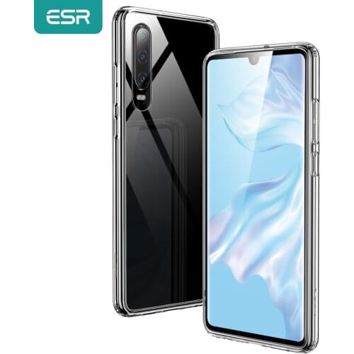 ESR Tempered Glass Case for Huawei P30 P40 Pro Clear Glass Case for Huawei Mate 20 30 Pro for P30 Lite Full Camera Protect Case