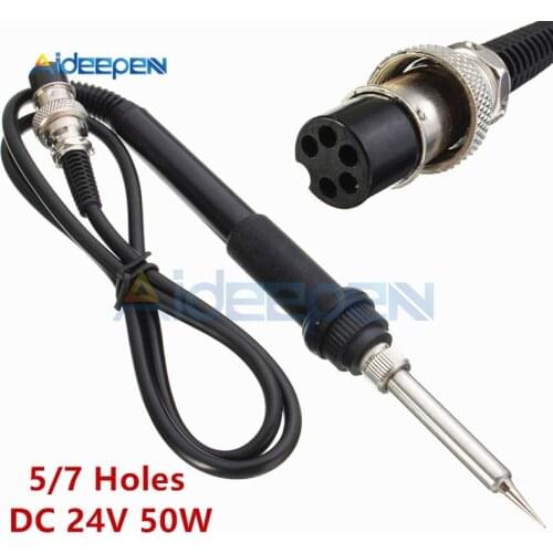 DC 24V 50W 5/7 Holes 936 Electric Soldering Iron Welding Solder Rework Station Repair Tool For AT936b AT907 AT8586 ATTEN