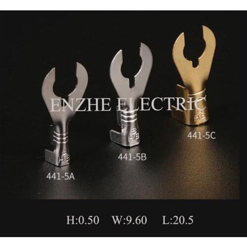 DJ441-5A/B auto terminal brass Plug-in terminal spring wire female connector cable automotive wiring harness plug sockets