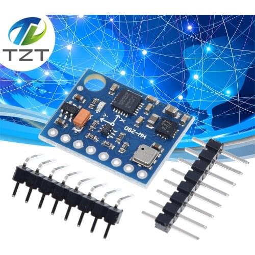 GY-87 I2C/IIC 10DOF MPU6050 HMC5883L BMP180 Sensor Board Module GY87 For Arduino 5V Power Built-in Filters High Accurancy