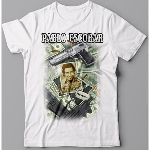 T-Shirt 2019 Fashion Men Hot Sale Men T Shirt Fashion Pablo Escobar Collage cool Shirts