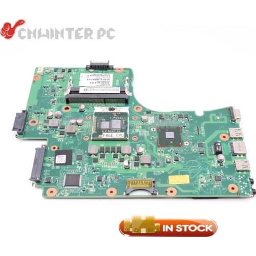 NOKOTION For Toshiba Satellite C655 Laptop Motherboard V000225000 6050A2355202-MB-A02-TI HM55 DDR3 Free cpu