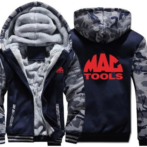New Mac Tools Hoodies Camouflage sleeve Pullover Winter Jacket Mac Sweatshirts Long Sleeve Coat