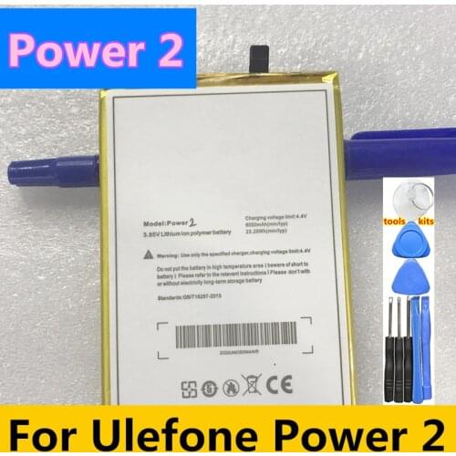 Original Battery 6050mAh For Ulefone Power / For Ulefone Power 2 5.5Inch / Metal 3050mAh / For Ulefone be pure 2000mAh