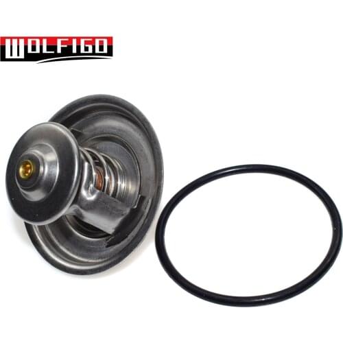 WOLFIGO NEW THERMOSTAT WITH O-RING 87 DEG For VW AUDI VOLVO ENGINE 069121113, 3273728