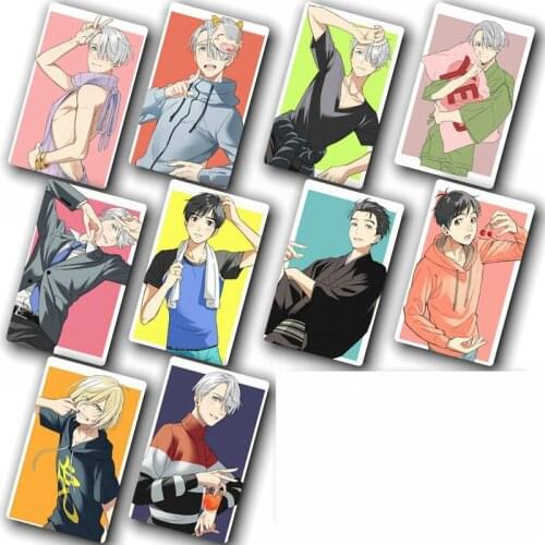 YURI!!! on ICE Anime Card Sticker DIY Decoration Bus ID Waterproof Card Stickers Kids Classic Toys Sticker 100 pcs