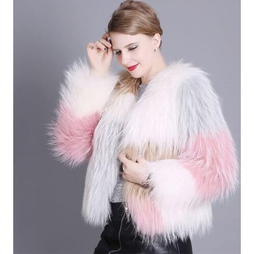 New Autumn Winter Ladies Fashion Natural Raccoon Fur Coat Women Winter Real/Genuine Raccoon Dog Fur Coat/Jackets A188