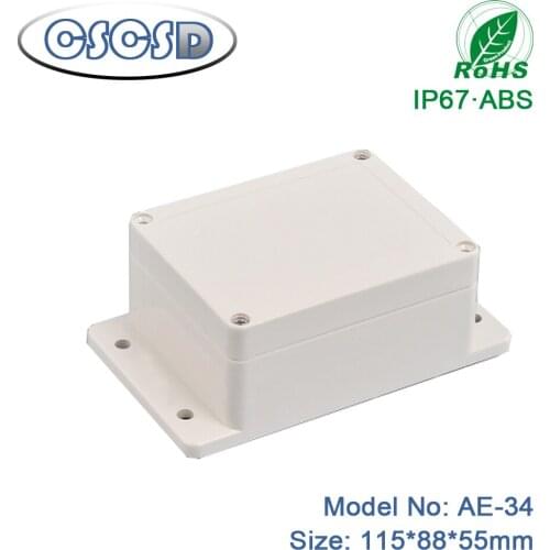 1pcs/lot 115*88*55mm abs control electronic junction box enclosure case abs medical equipment enclosure smc junction box