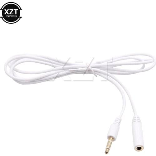 3.5mm 3ft 4 Pole Jack Male to Female Earphone Headphone Audio Extension Cable 1M