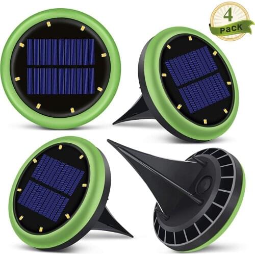 8LED solar buried lamp grass lamp solar buried lamp new RGB buried lamp