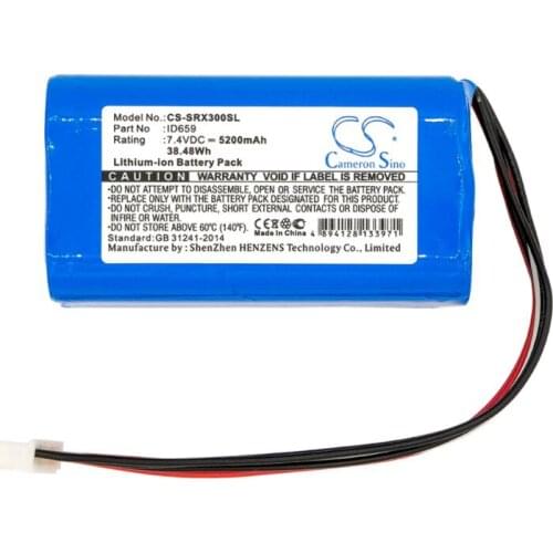 Cameron sino 5200mah battery for SONY SRS-X30 XB3 XB30 ID659 Speaker Battery