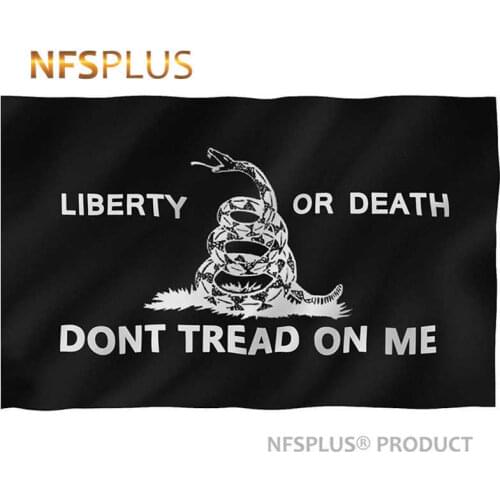 American Flag Gadsden 3x5 Feet Polyester DONT TREAD ON ME Snake Printed 90x150cm Home Party Decorative USA Flags And Banners