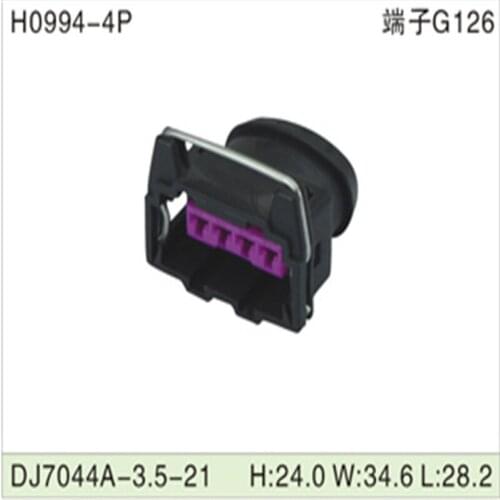 Free shipping 500pcsDJ7044A-3.5-21 4Pin 3.5mm AMP Car Electrical Wire Connectors for VW,BMW,Audi,Toyota,NISSAN AND other