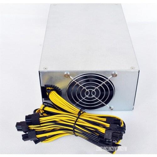 SK1800 1800W Mining Machine Power Supply With EMC Two 8CM Fans Active PFC For All Kind of Bitcoin Machine S9 L3 + D3 R4 A7 E9