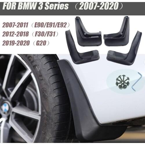 Mud Flaps For BMW 3 Series E90 E91 E92 G20 F30 F31 Car Mudguards Splash Guards Mudflaps Car Fenders accessorie 4 pcs 2007-2020