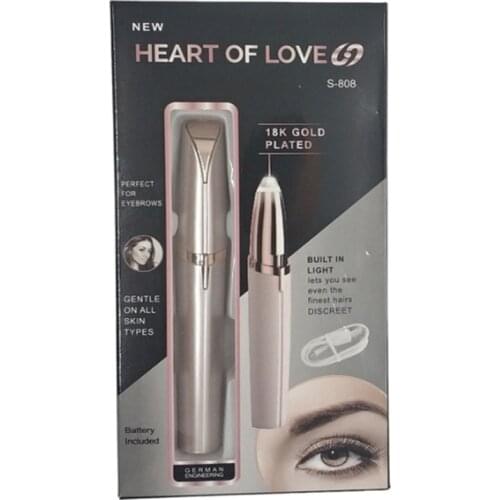 Box Pack USB Electric Eyebrow Trimmer Painless Eye Brow Epilator Mini Shaver Razors Portable Facial Hair Remover Women Depilator