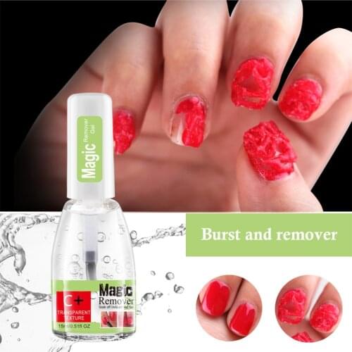 15ml Gel Nail Polish Burst Non-Irritating Nail Polish Remover Quickly Unloading Degreaser Liquid Remove Nail Art Tools