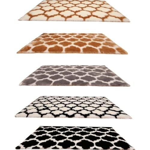 Faux Fur Sheepskin Rug Mat Room Sofa Bed Hairy Shaggy Floor Carpet