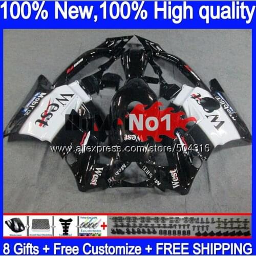 Body +Tank For HONDA CBR600 F2 FS CBR600FS Black west 1MC.36 CBR 600F2 600 F2 CBR600F2 1991 1992 1993 1994 91 92 93 94 Fairing
