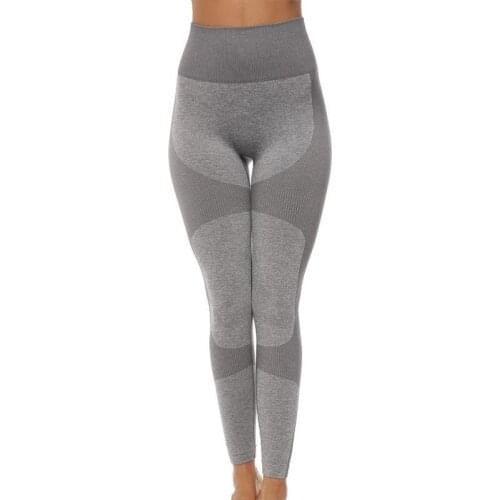 ATHVOTAR Gym Women Seamless Leggings Suits Fitness Push Up Suits Sporty Casual Solid Breathable Long Femme Clothing