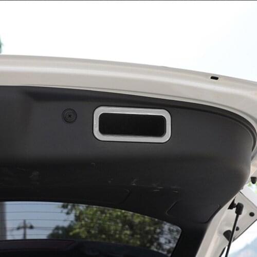 Lsrtw2017 Car Rear Trunk Door Open Switch Handle Frame Trims for Changan Cs75 Plus 2020 2021 Accessories Auto Styling Moldings