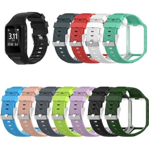 Soft Silicone Adjustable Watch Band Strap for TomTom Adventurer Golfer Runner корпус для электороники