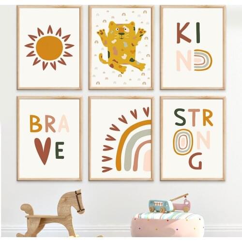 NAWAGO Wall Pictures In The Nursery