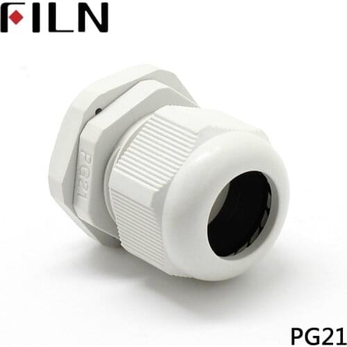 PG21 M25x1.5 Nylon IP68 waterproof cable gland connector compression electrical solar cable entry
