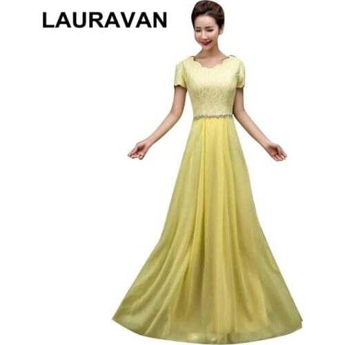 Sexy formal elegant party long yellow red blue hot pink dress elegant prom occasion pageant dresses for women in plus size