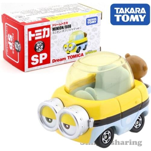 Takara Tomy Tomica Dream SP Minion Bob (Pajamas Ver.) Car Kids Toys Motor Vehicle Diecast Metal Model