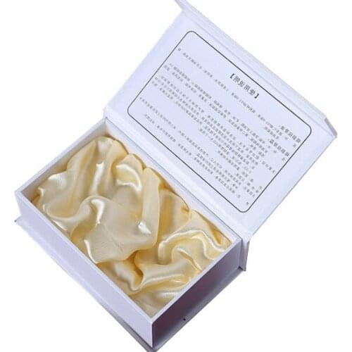 Webest white velvet inside and special paper outside jewelry chain bracelet gift box with logo ---PX11406