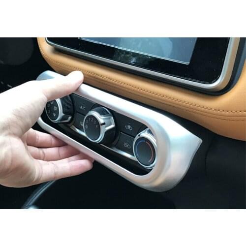 1pc for NISSAN KICKS 2017 Air conditioner central control decorative frame Air conditioning knob decoration