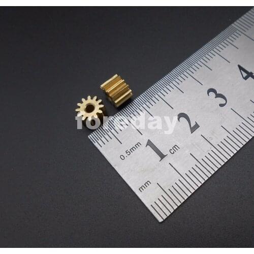 100PCS X 12T2.3A Brass Gear 0.5 Modulus Teeth=12 Aperture 2.3mm DIY Model Accessories 12T Metal HQ 100PCS/LOT GEARS *FD350X100