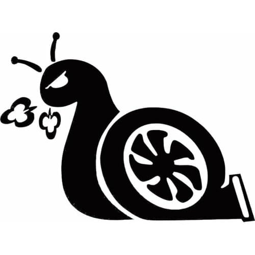 13*10cm Car Sticker Cute And Interesting snail Vinyl Sticker Motorcycle Helmet auto goods Car Styling Car Accessories