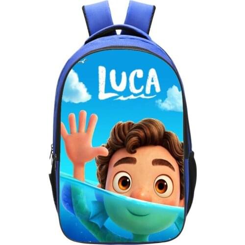 2021 Cute Cartoon Luca Alberto Sea Monster School Bag Backpack for Baby Girls Children Backpack Kids Mochila Schoolbag