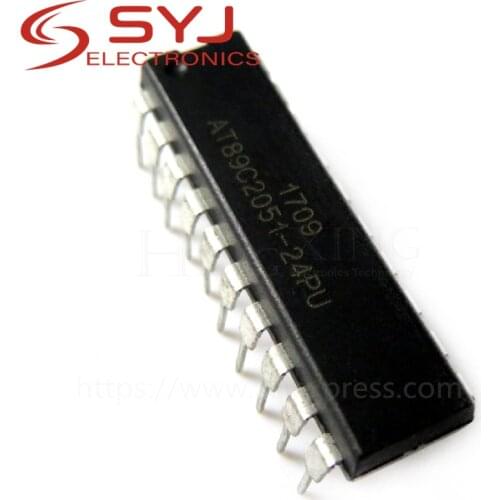 5pcs/lot AT89C2051 AT89C2051-24PU AT89C2051-24PI DIP-20 In Stock